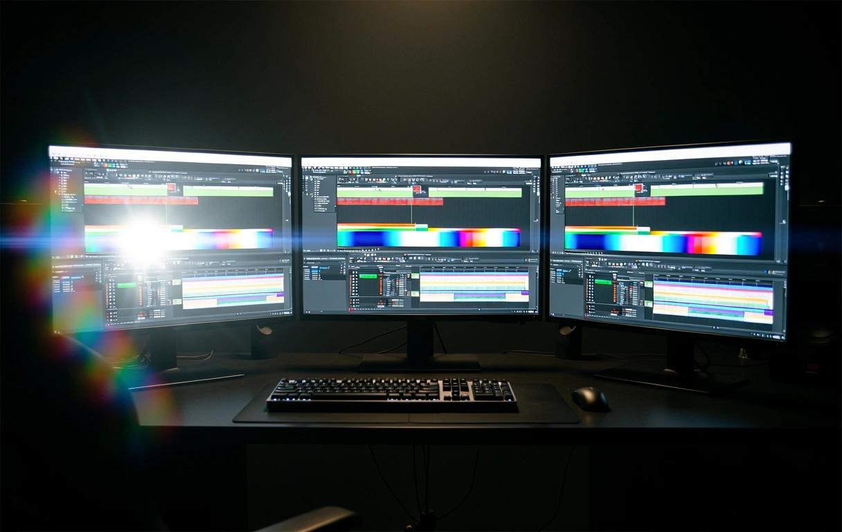 Estudio de edición cinematográfica en Lima